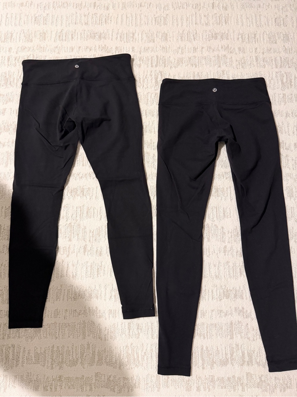 lululemon athletica Wunder Train Leggings Black - Two Pairs